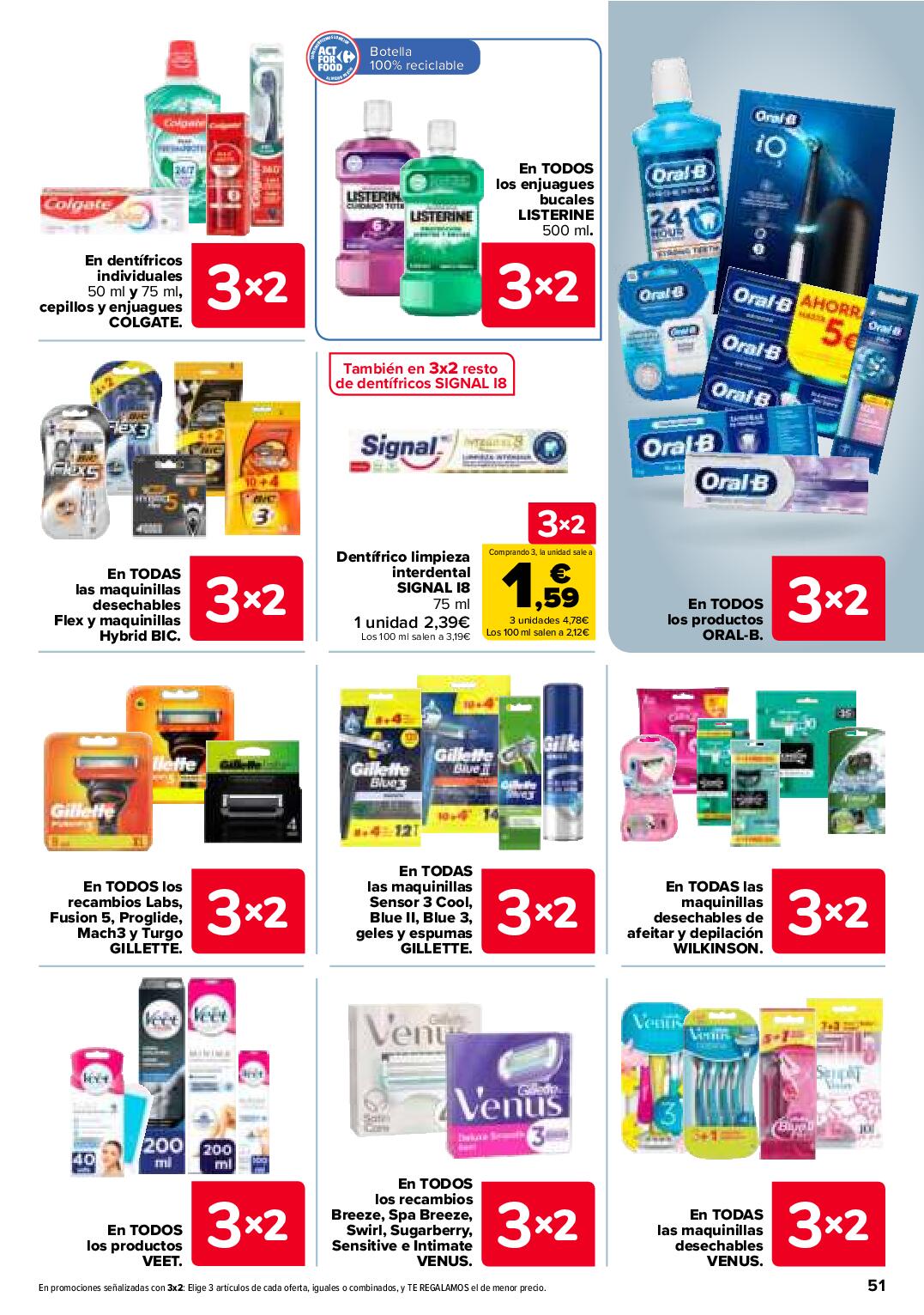 Folleto 3x2 Carrefour. Página 53