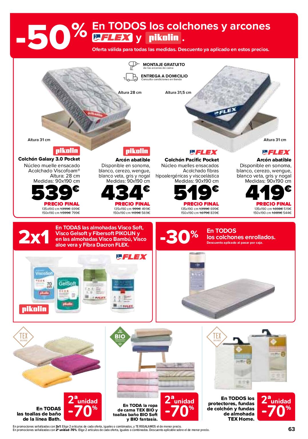Folleto 3x2 Carrefour. Página 63