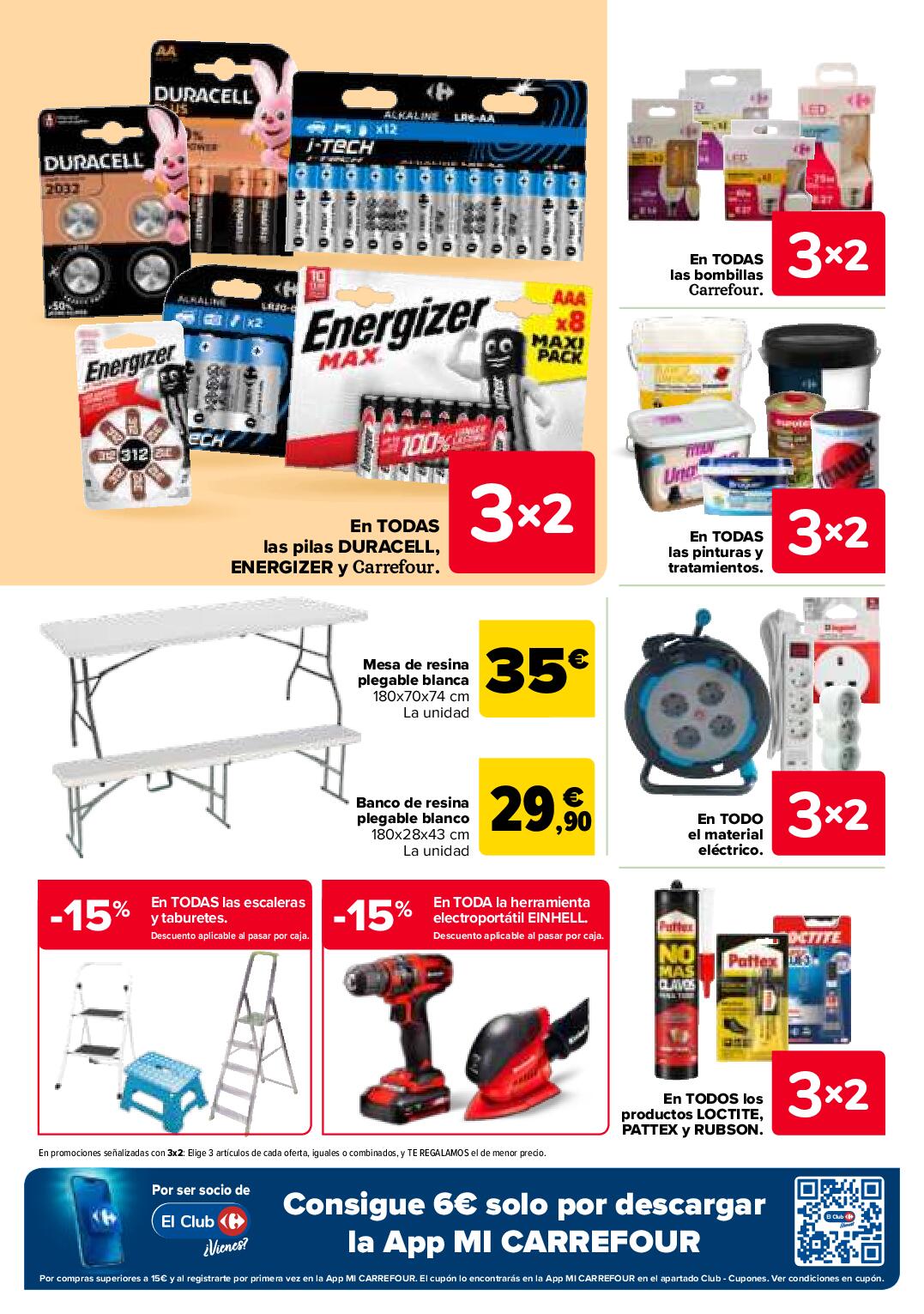 Folleto 3x2 Carrefour. Página 68