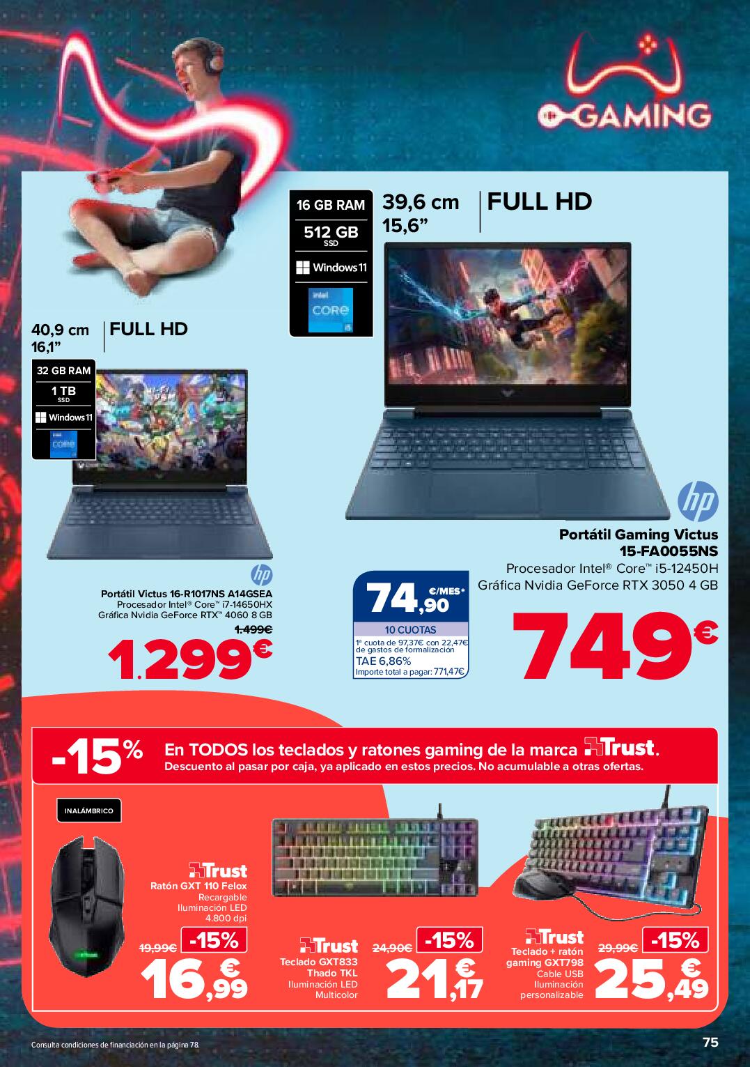 Folleto 3x2 Carrefour. Página 75