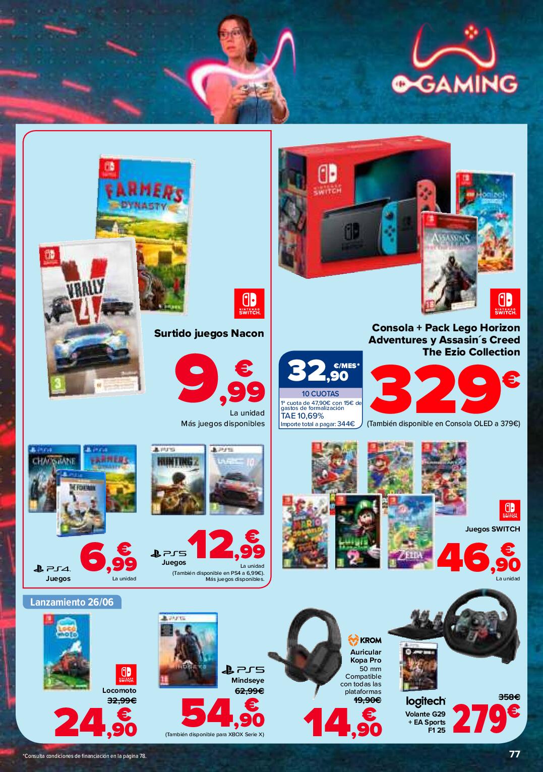 Folleto 3x2 Carrefour. Página 77