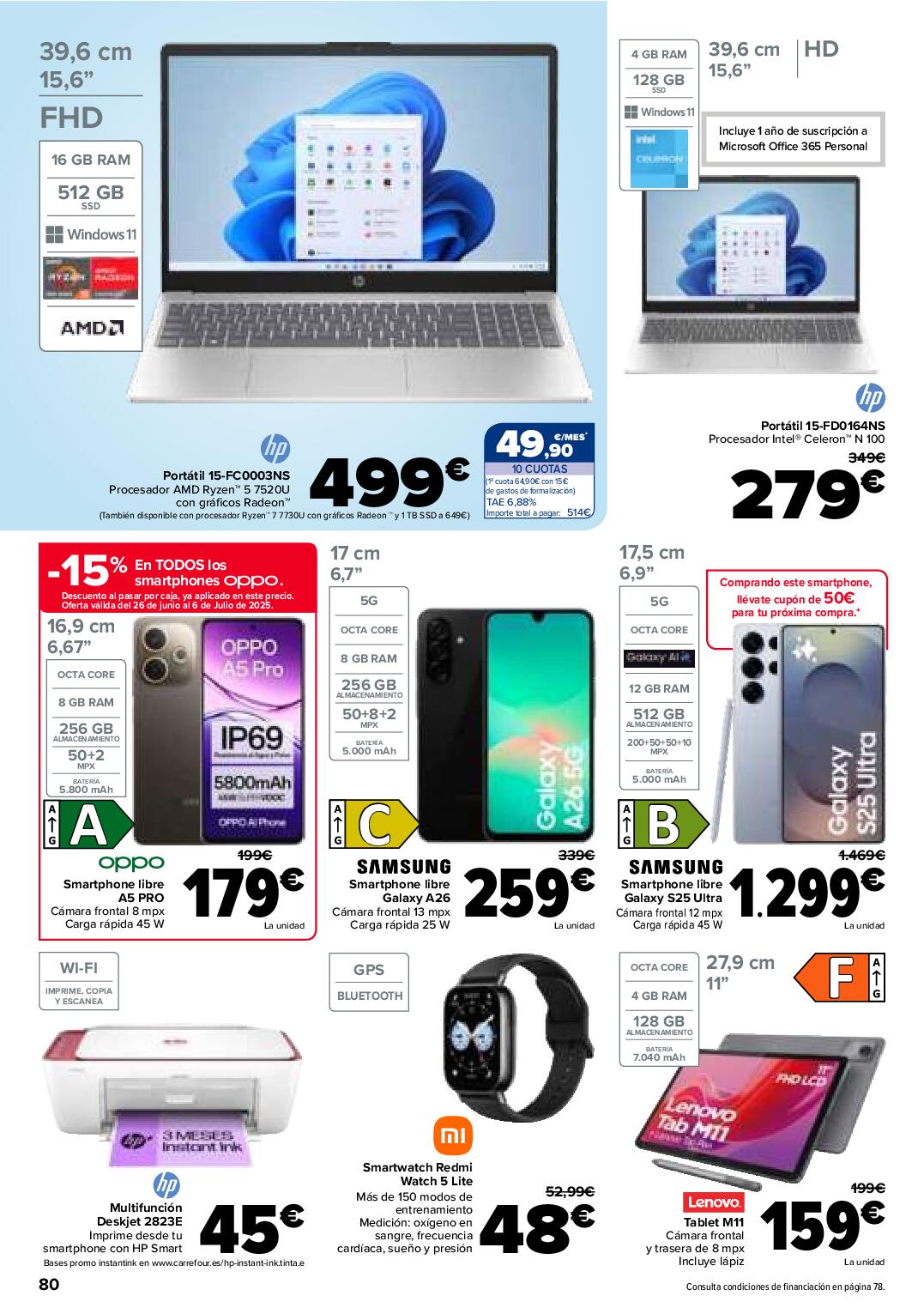 Folleto 3x2 Carrefour. Página 80