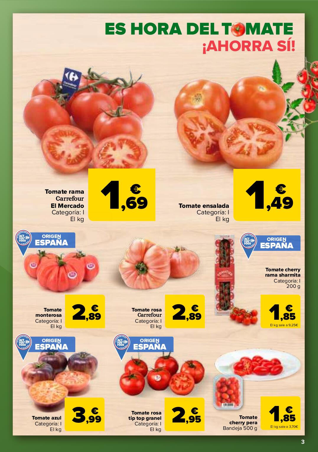 Folleto 3x2 Carrefour. Página 03