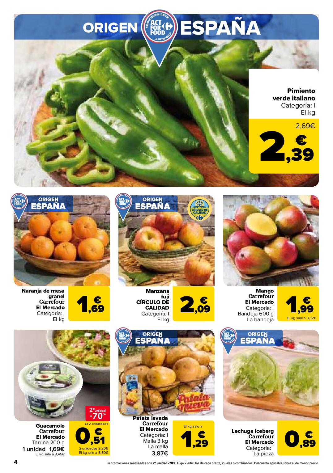 Folleto 3x2 Carrefour. Página 04