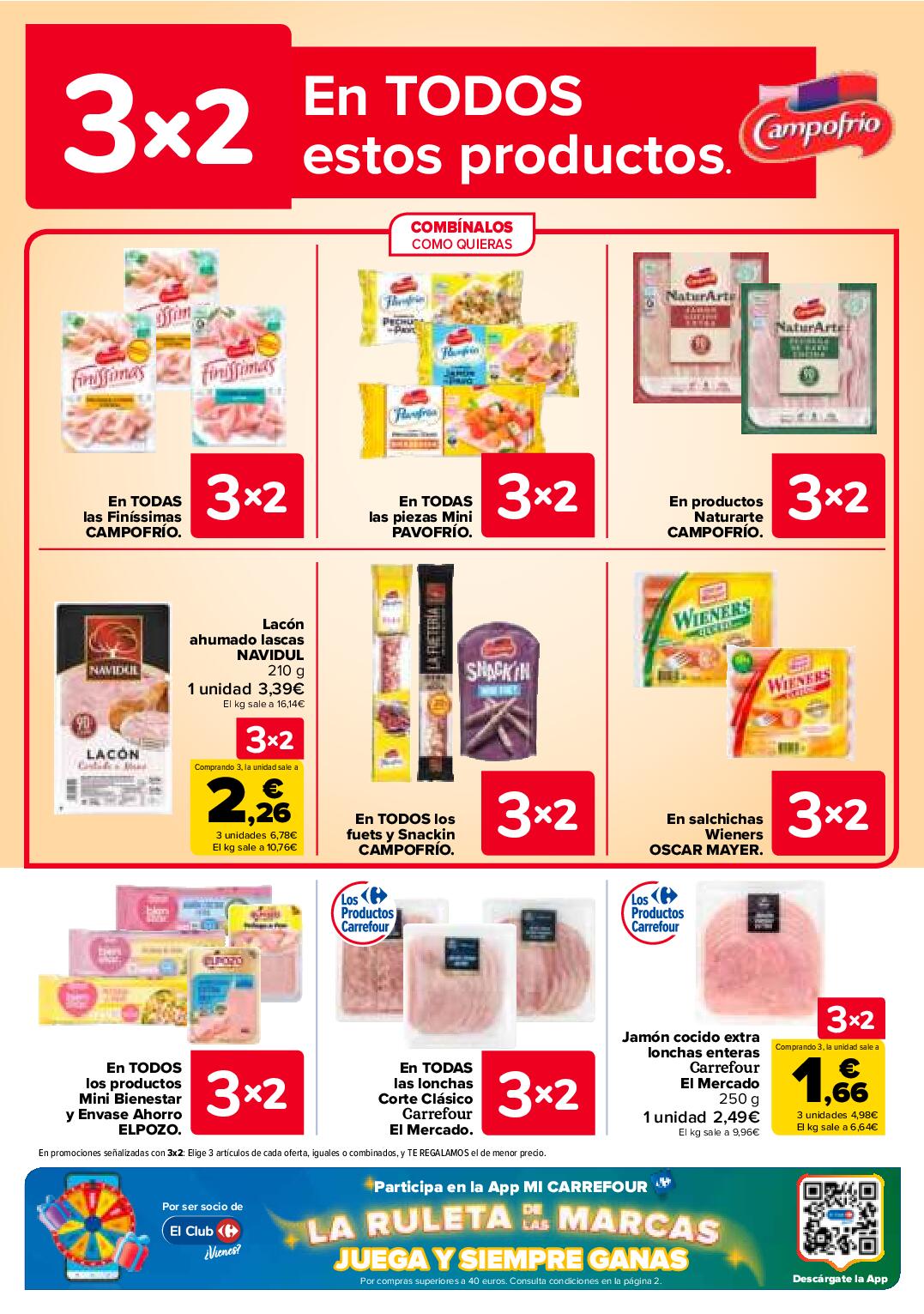 Folleto 3x2 Carrefour. Página 11