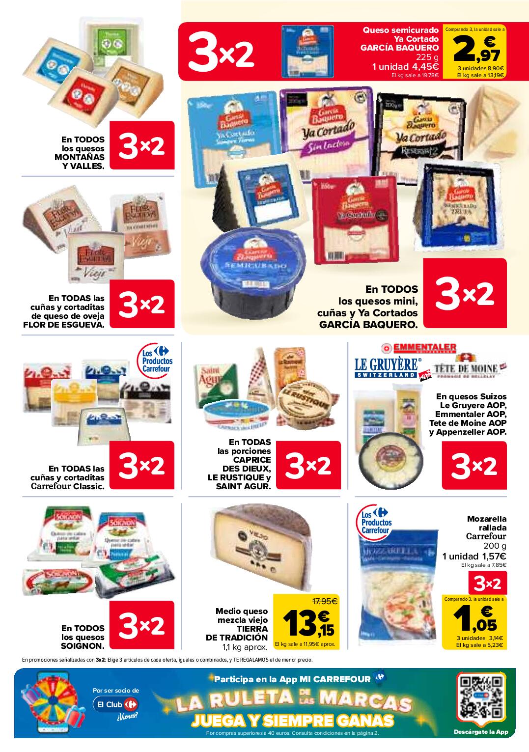 Folleto 3x2 Carrefour. Página 15