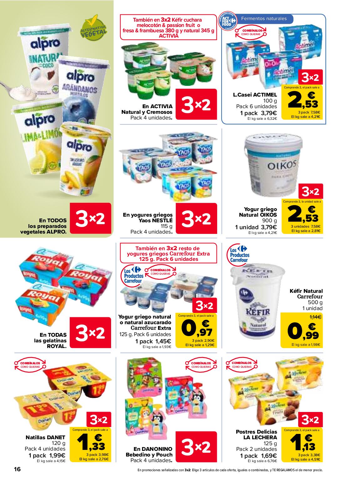 Folleto 3x2 Carrefour. Página 16