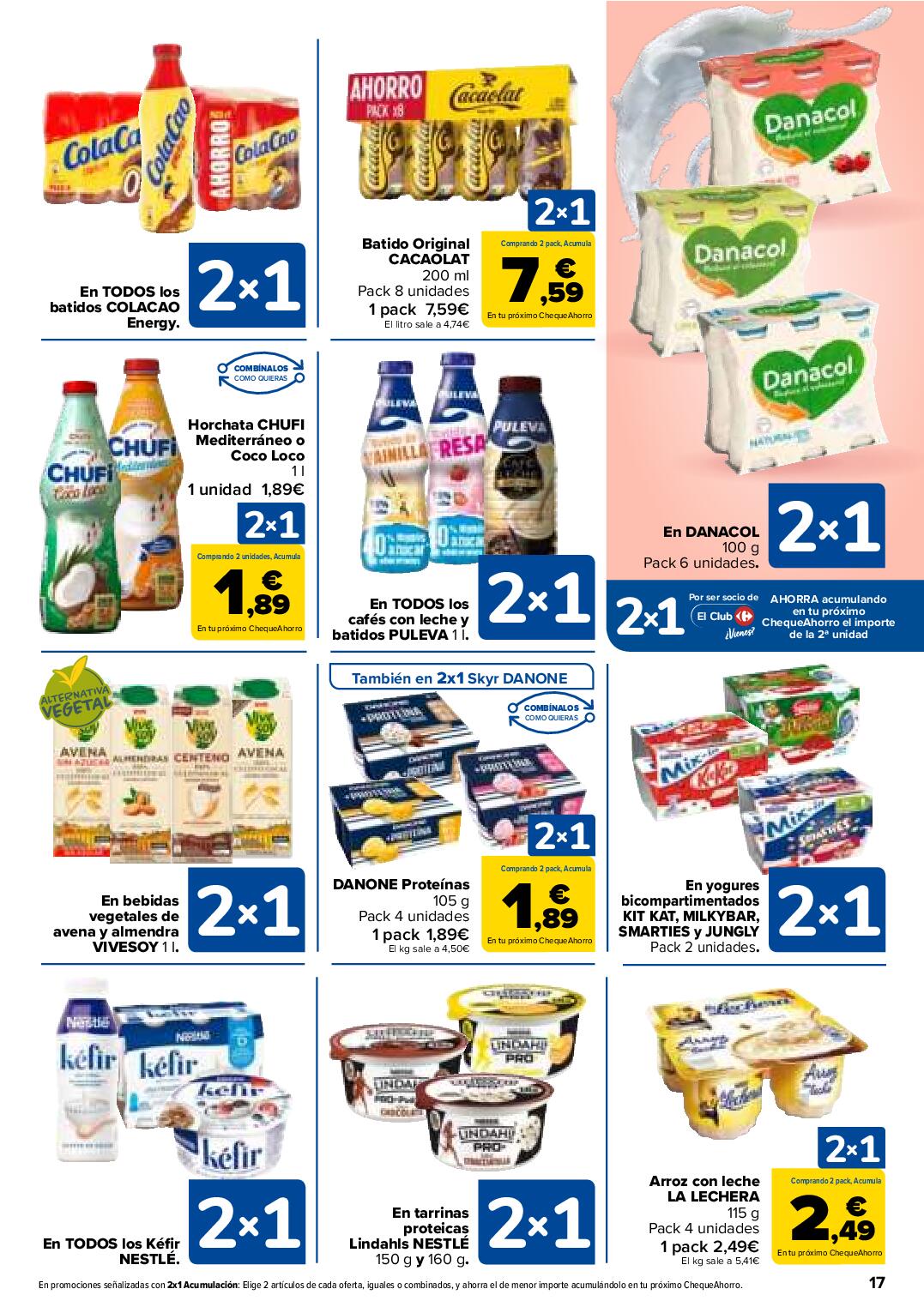 Folleto 3x2 Carrefour. Página 17
