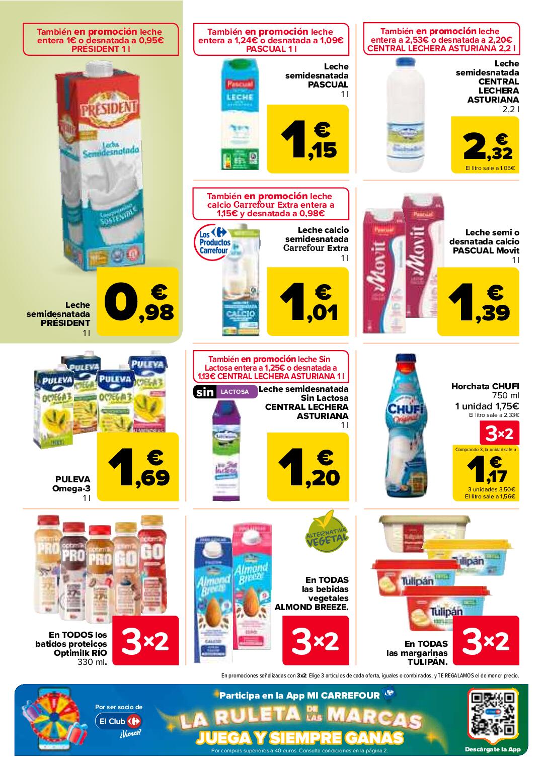 Folleto 3x2 Carrefour. Página 18