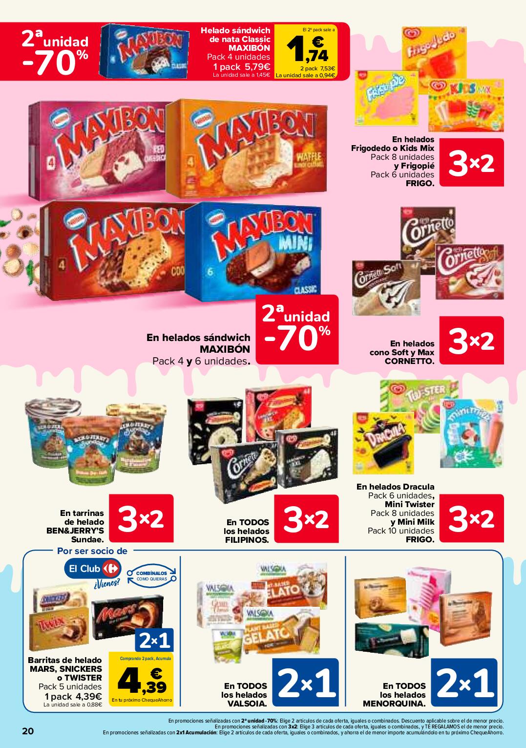 Folleto 3x2 Carrefour. Página 20