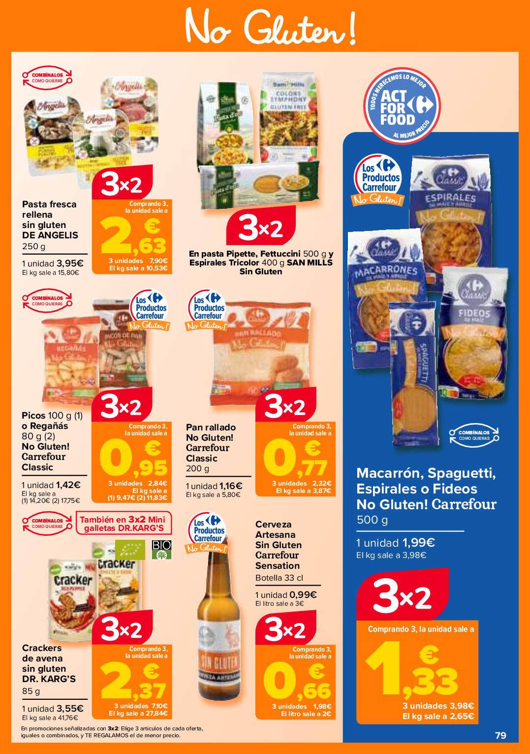 Folleto 3x2 Carrefour. Página 25