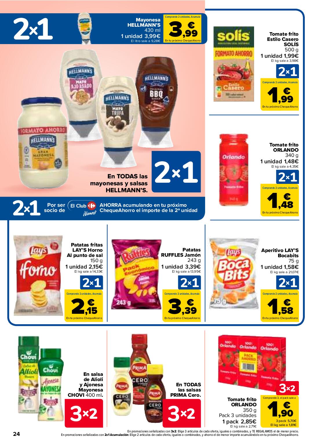 Folleto 3x2 Carrefour. Página 26