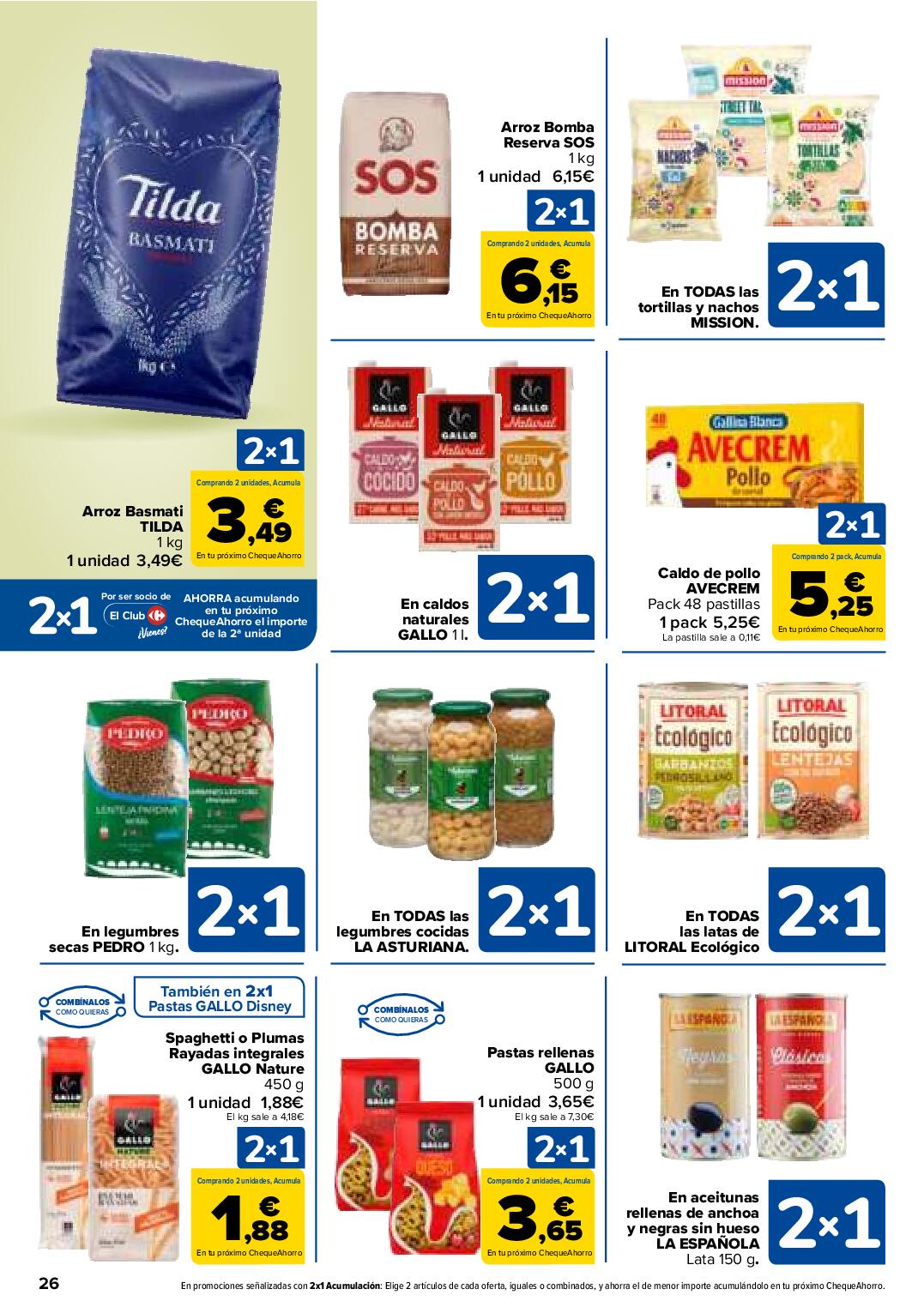 Folleto 3x2 Carrefour. Página 28