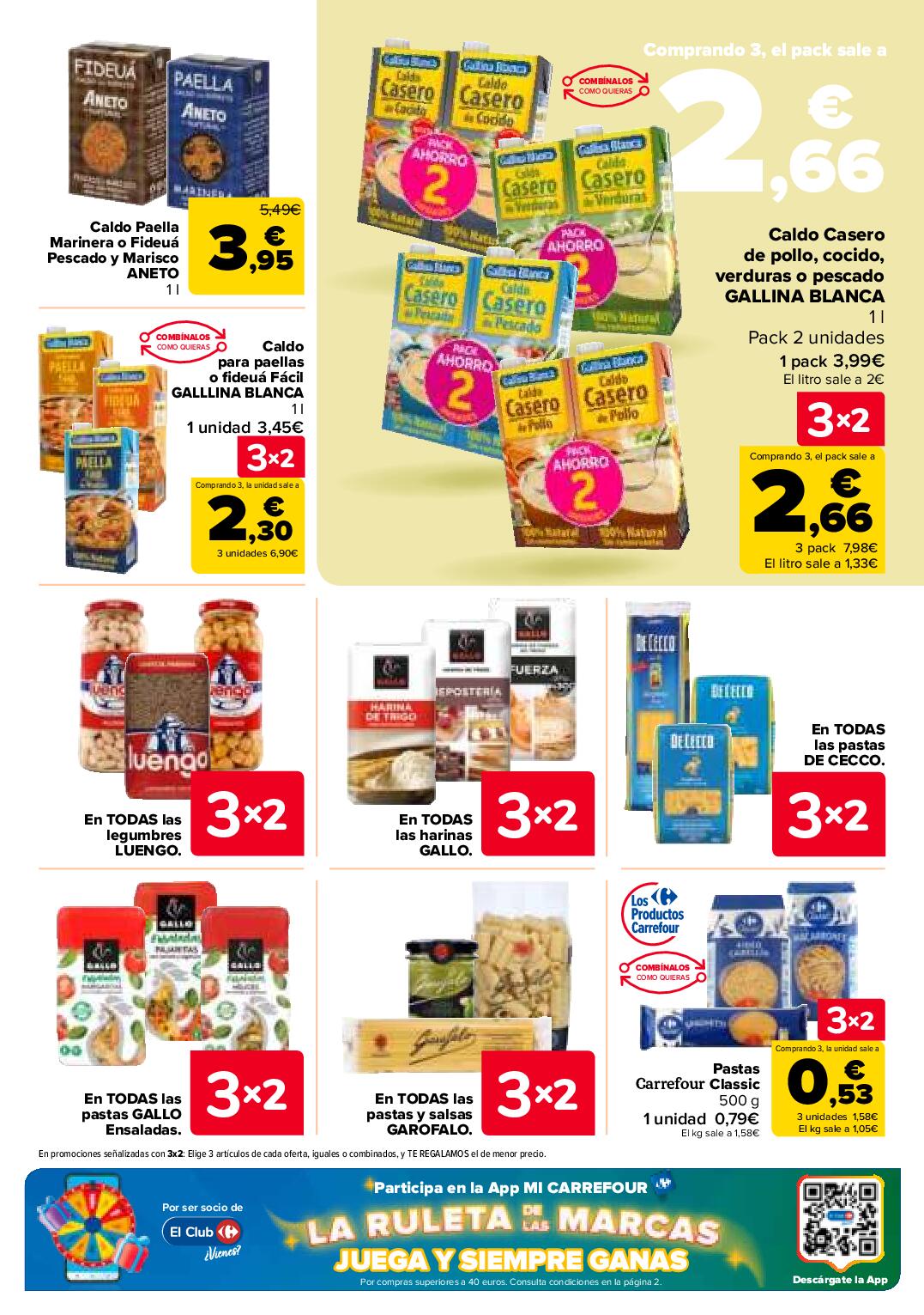Folleto 3x2 Carrefour. Página 29