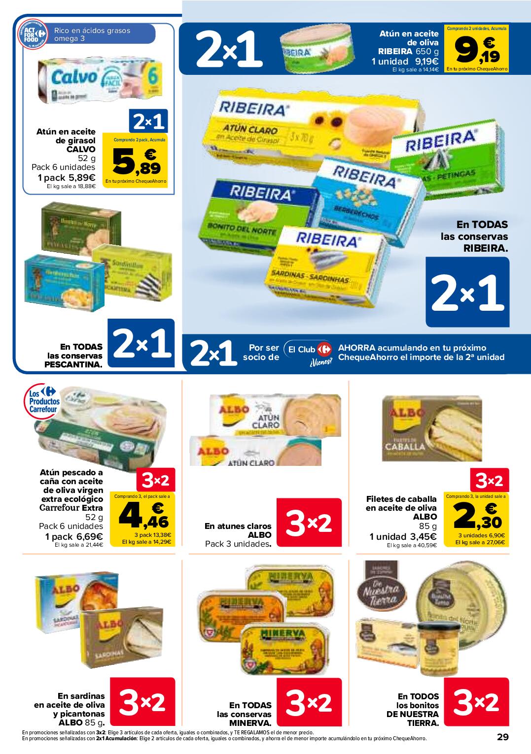 Folleto 3x2 Carrefour. Página 31