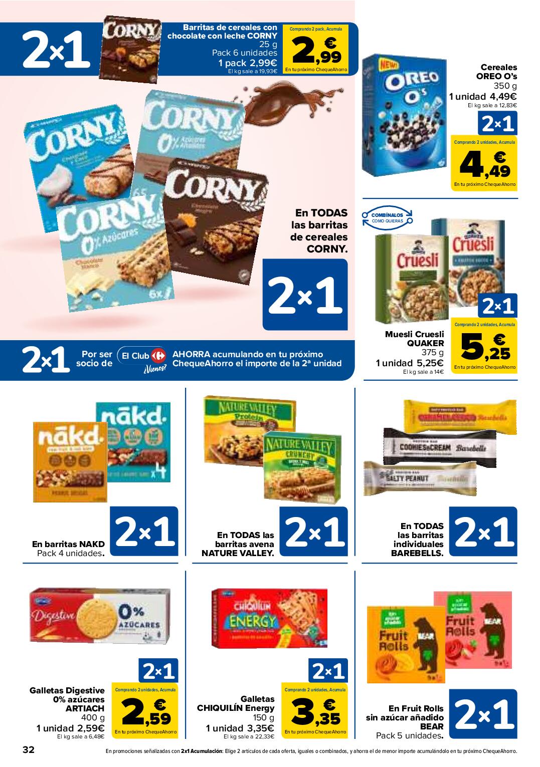Folleto 3x2 Carrefour. Página 36