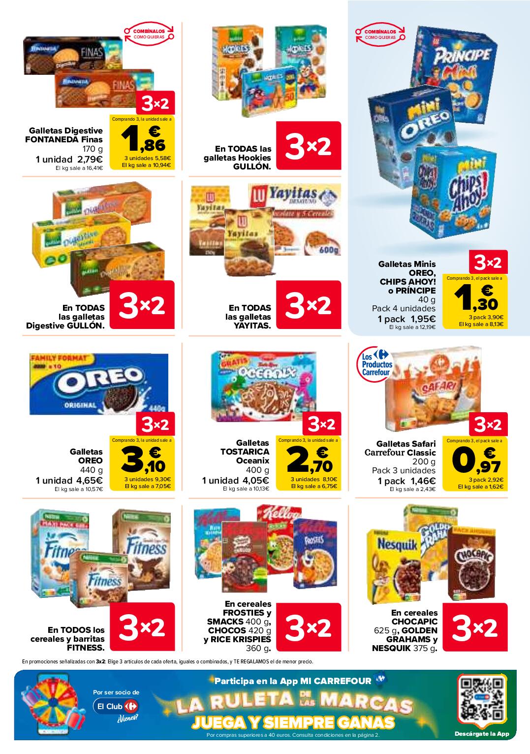 Folleto 3x2 Carrefour. Página 37