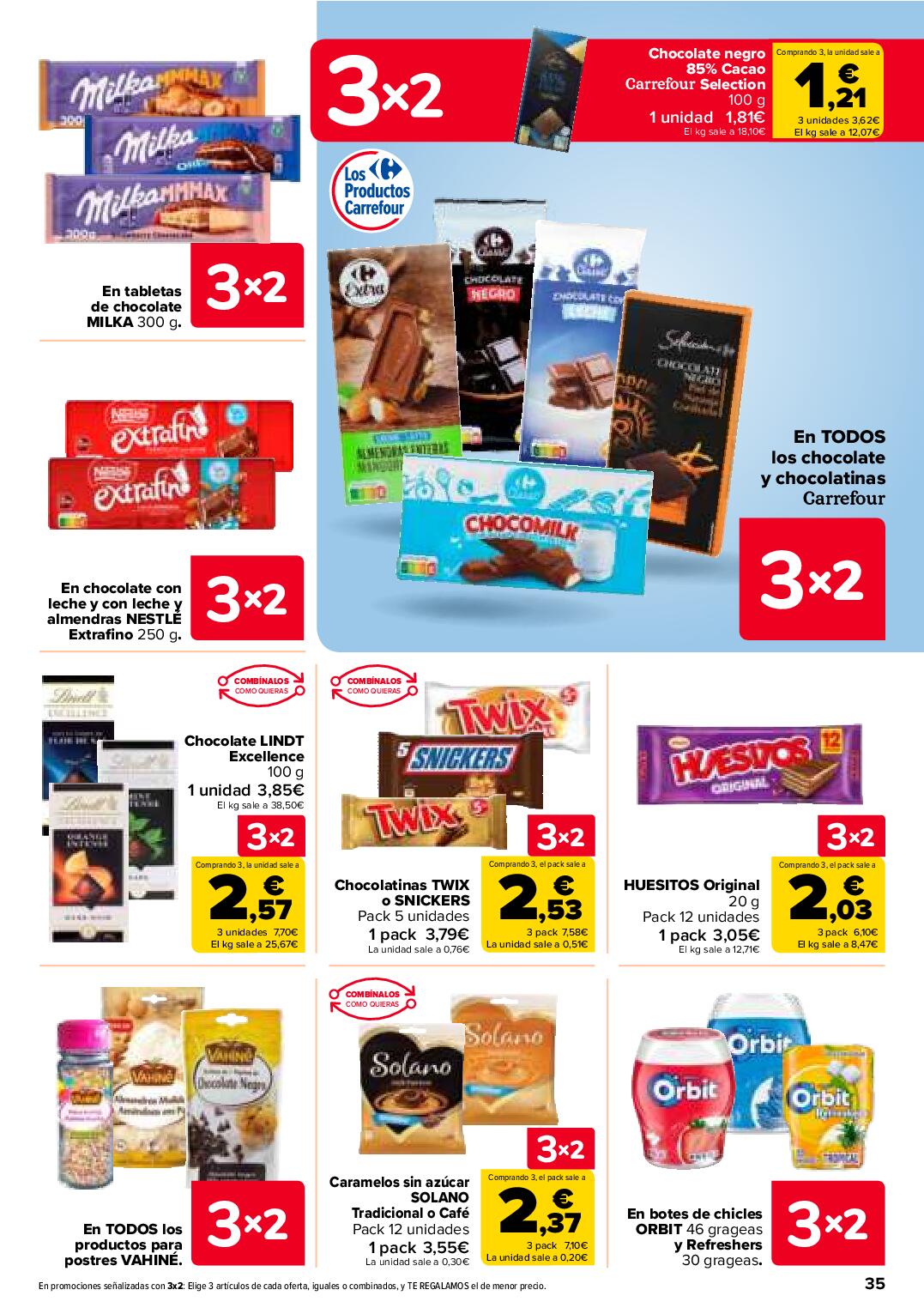 Folleto 3x2 Carrefour. Página 39