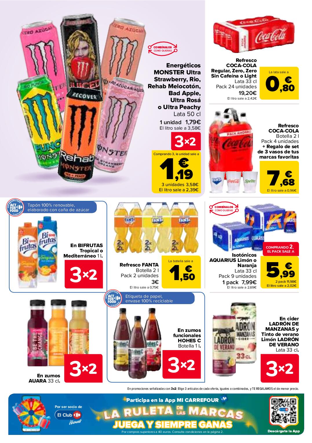 Folleto 3x2 Carrefour. Página 40