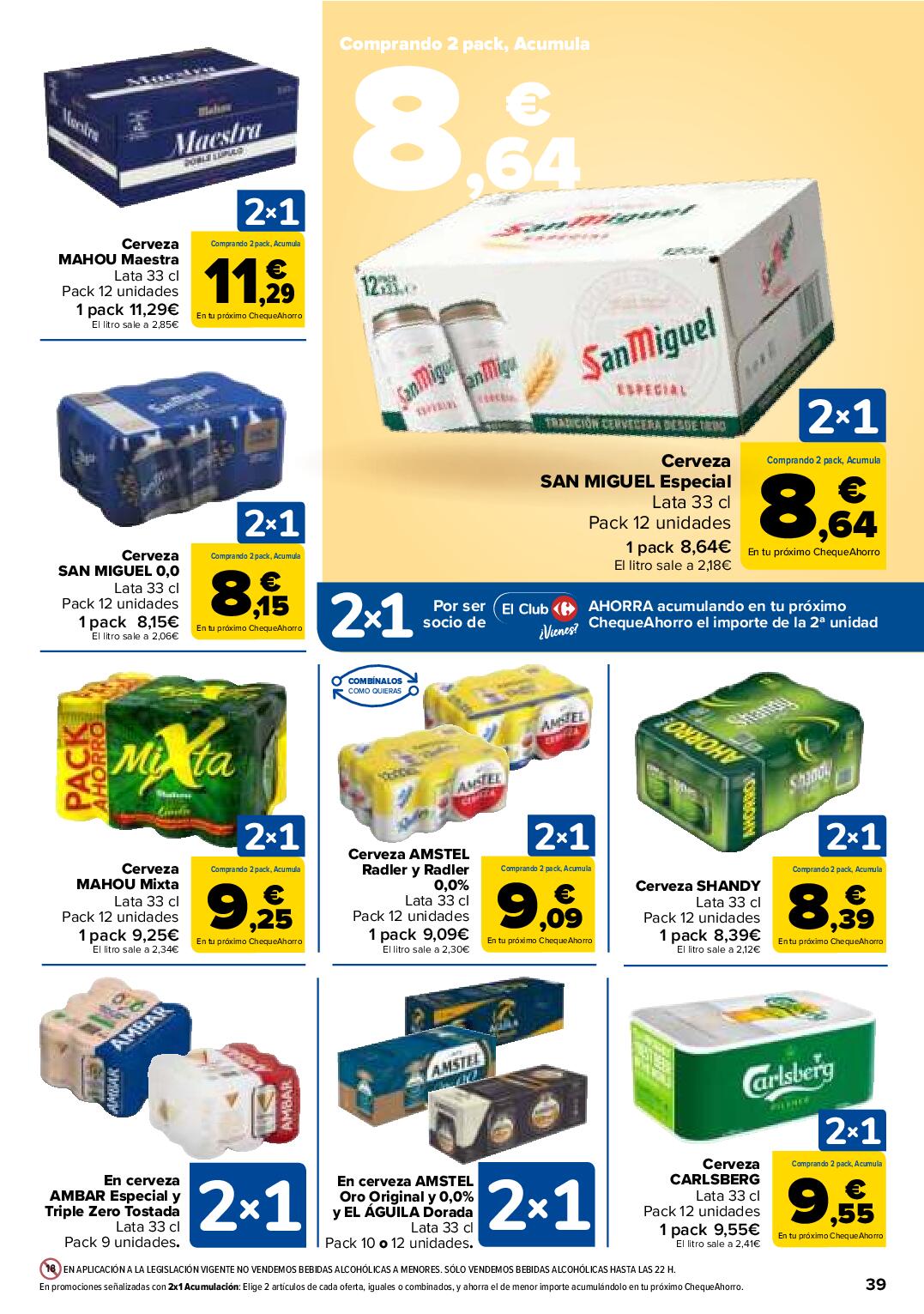 Folleto 3x2 Carrefour. Página 43