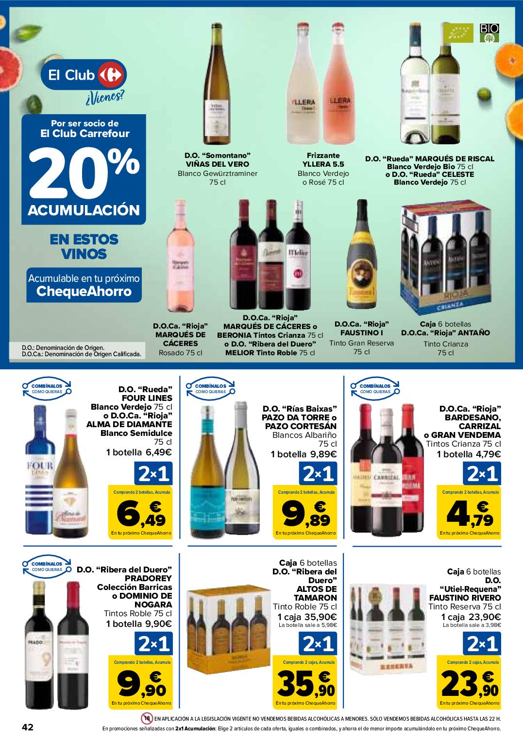 Folleto 3x2 Carrefour. Página 46