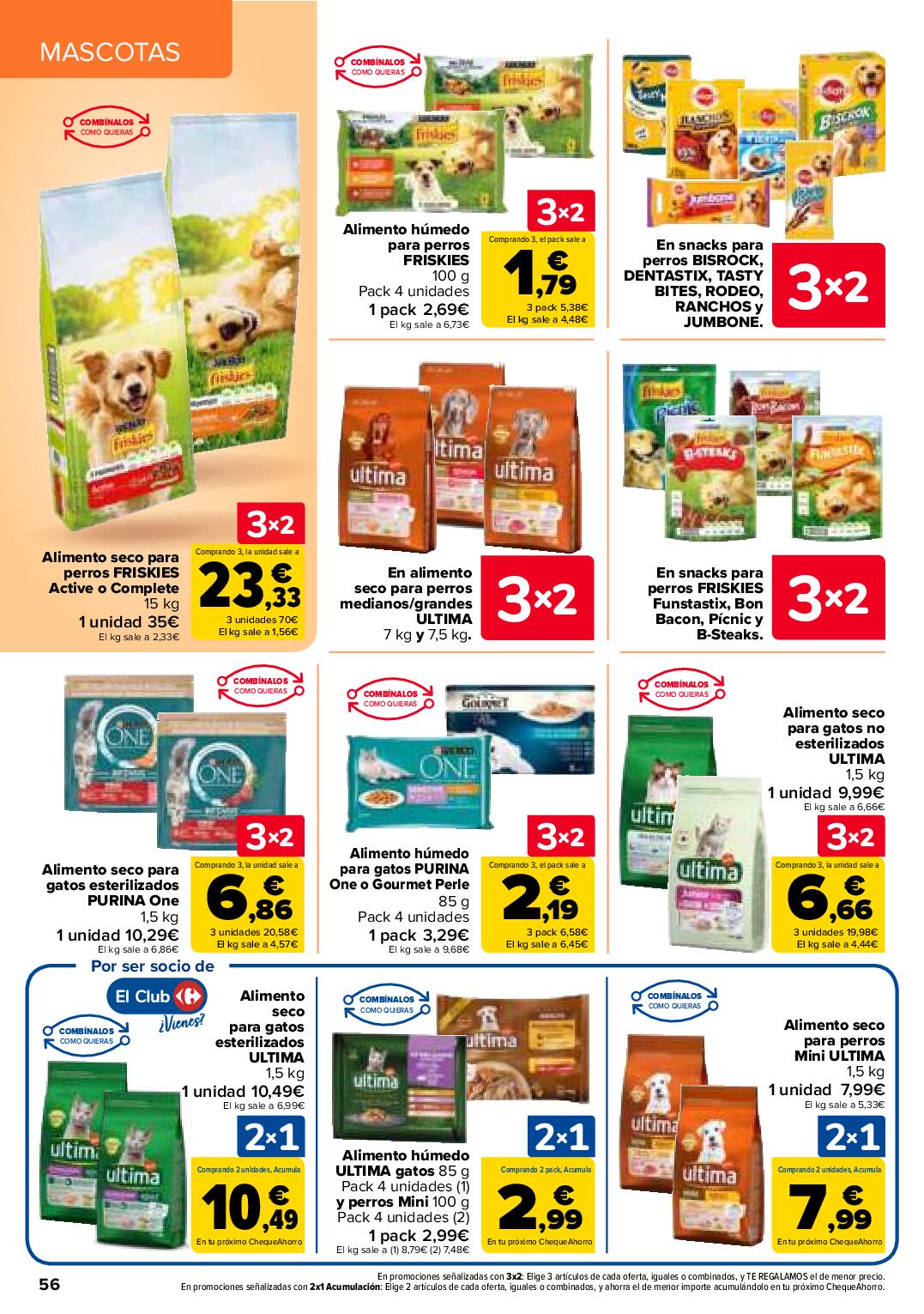 Folleto 3x2 Carrefour. Página 60