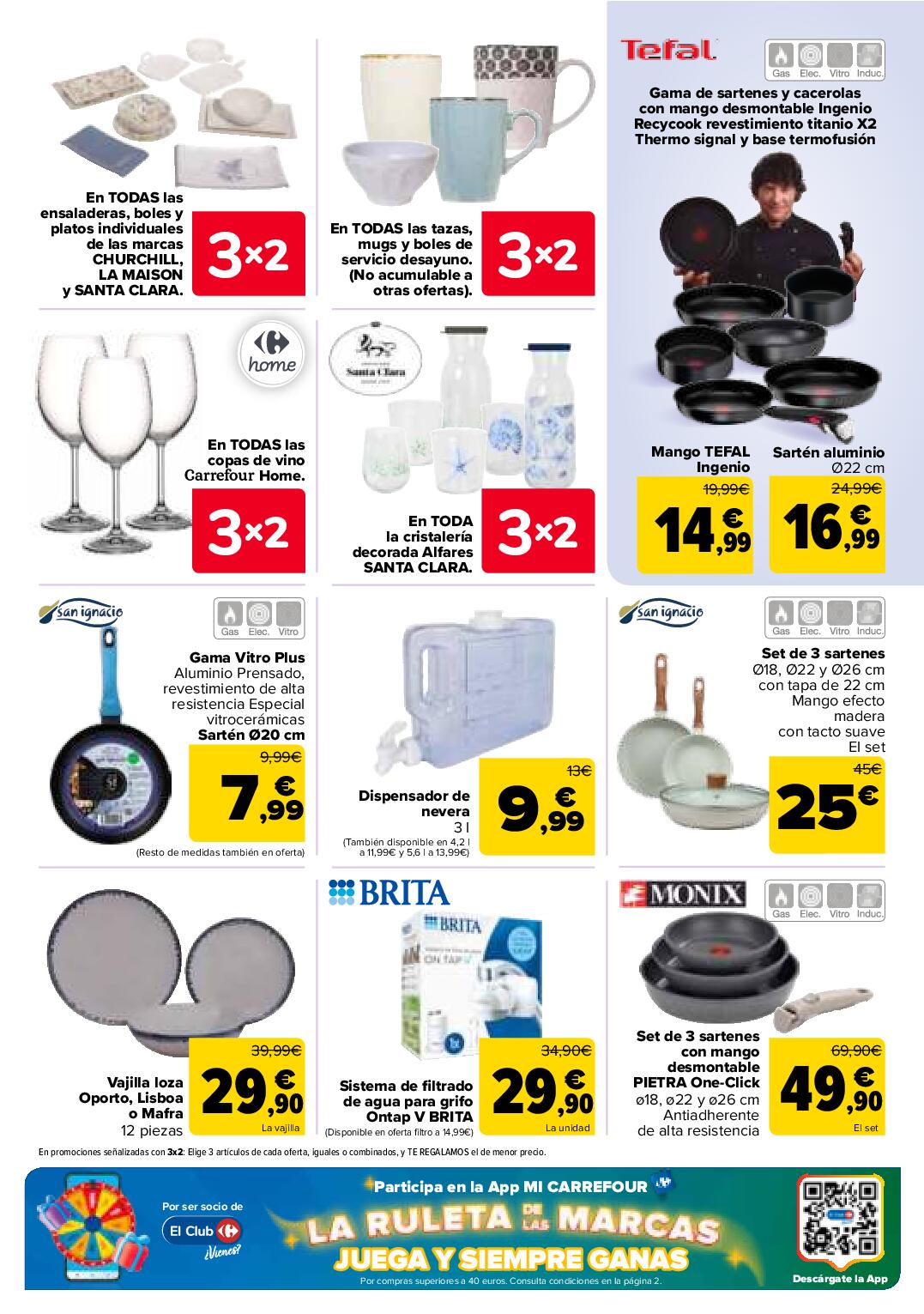 Folleto 3x2 Carrefour. Página 63