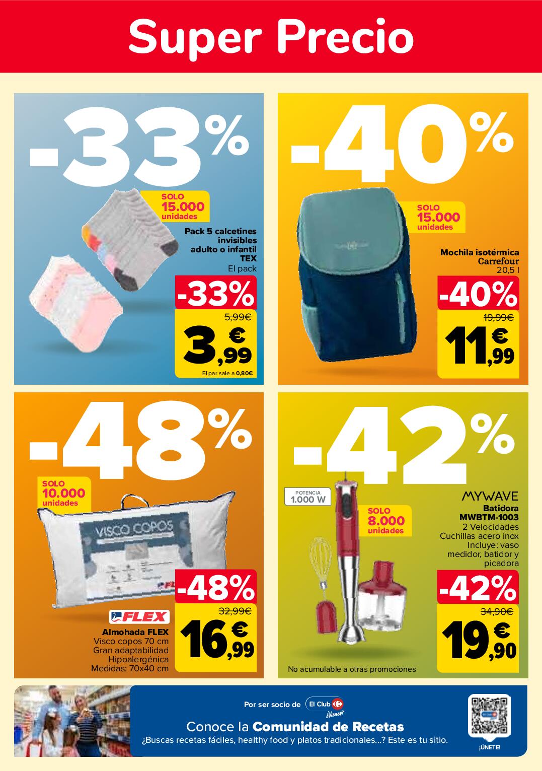 Folleto 3x2 Carrefour. Página 64