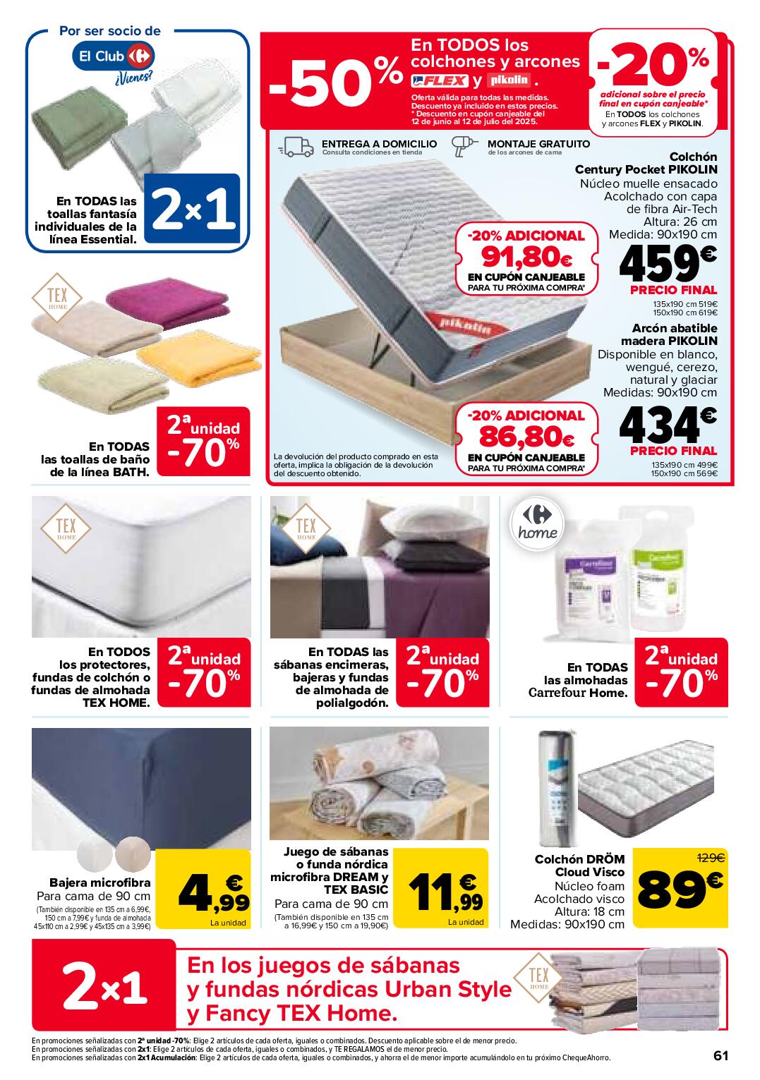 Folleto 3x2 Carrefour. Página 65