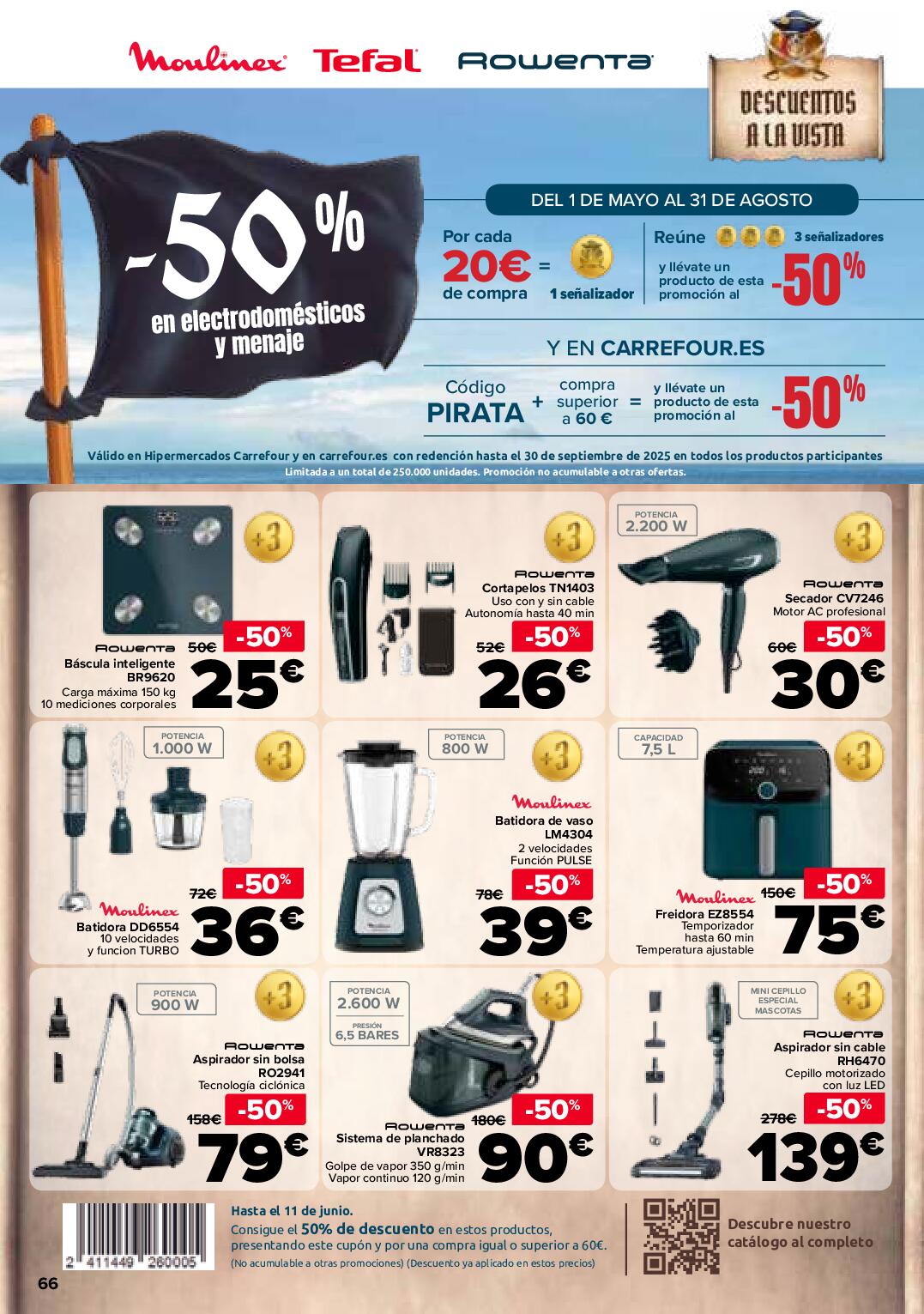 Folleto 3x2 Carrefour. Página 74