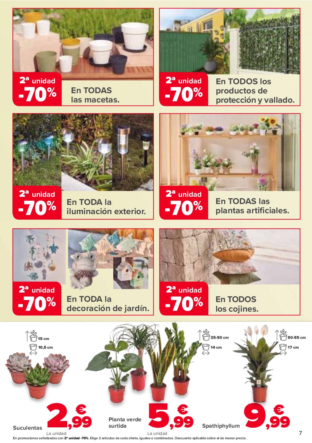 Jardines, terrazas, balcones Carrefour. Página 07