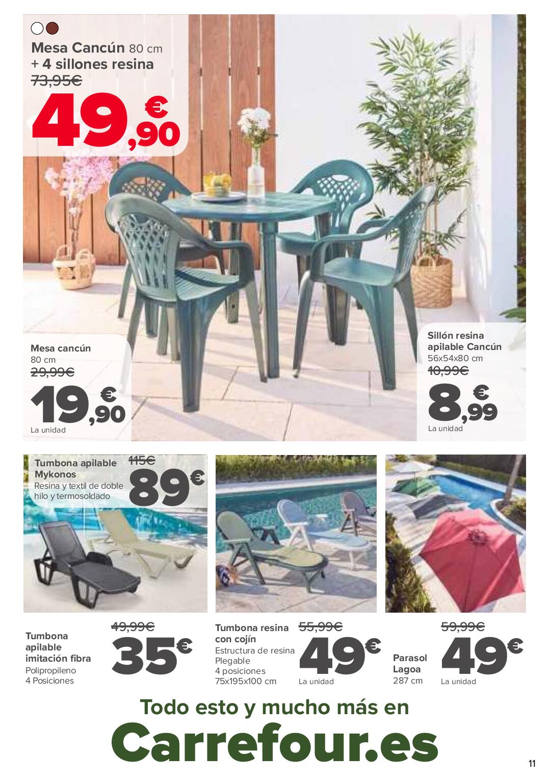 Jardines, terrazas, balcones Carrefour. Página 11