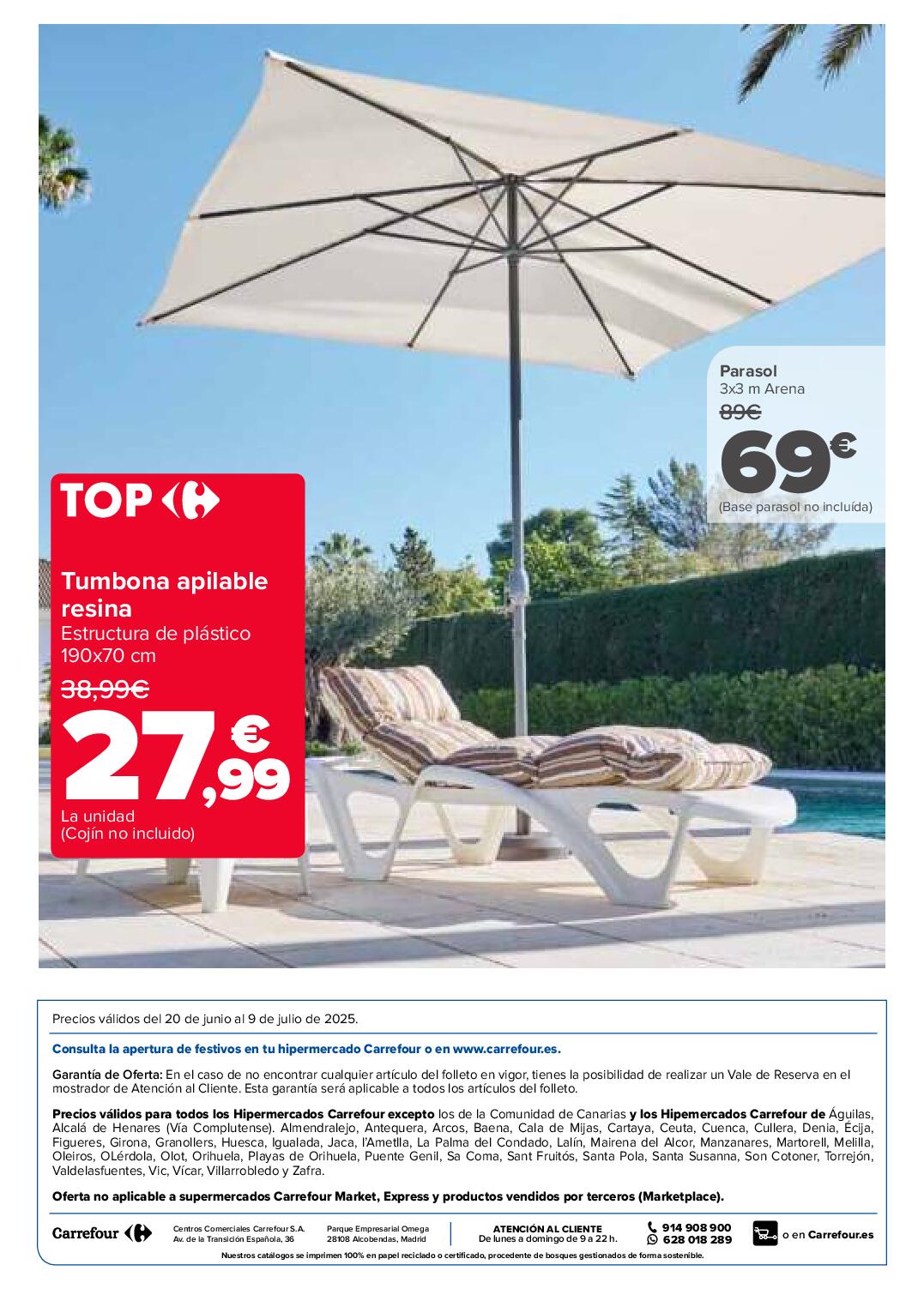 Jardines, terrazas, balcones Carrefour. Página 15