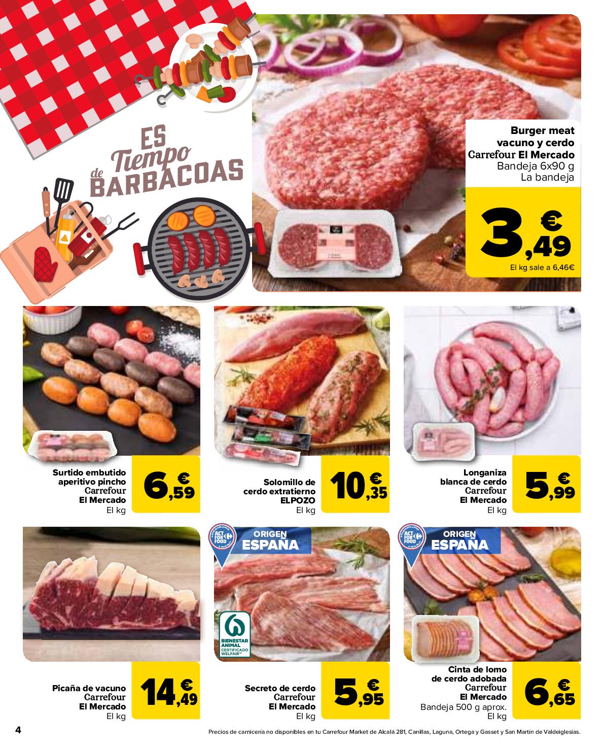 50% de descuento en la segunda unidad Carrefour Market. Página 04