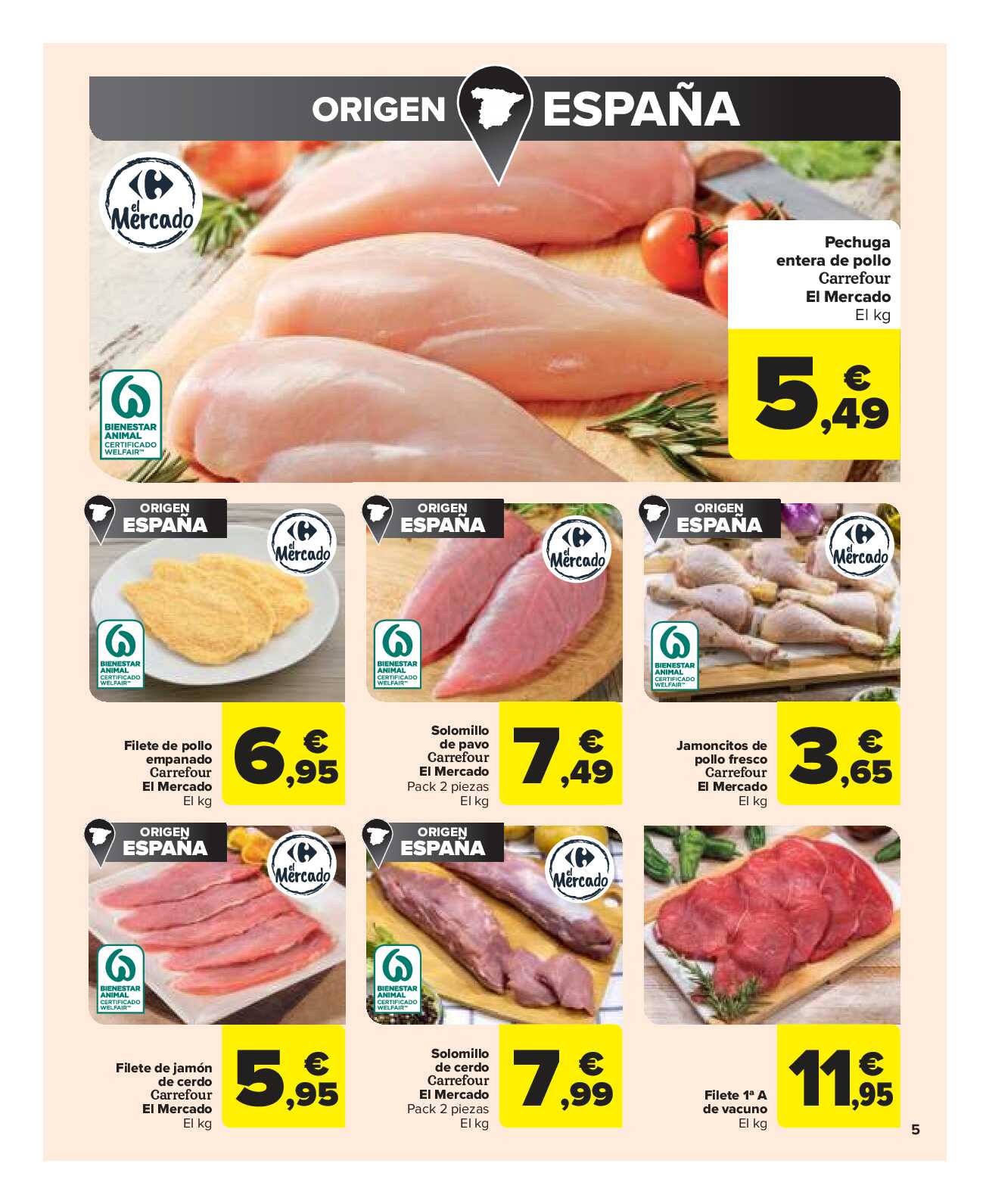 50% que vuelve Carrefour Market. Página 05