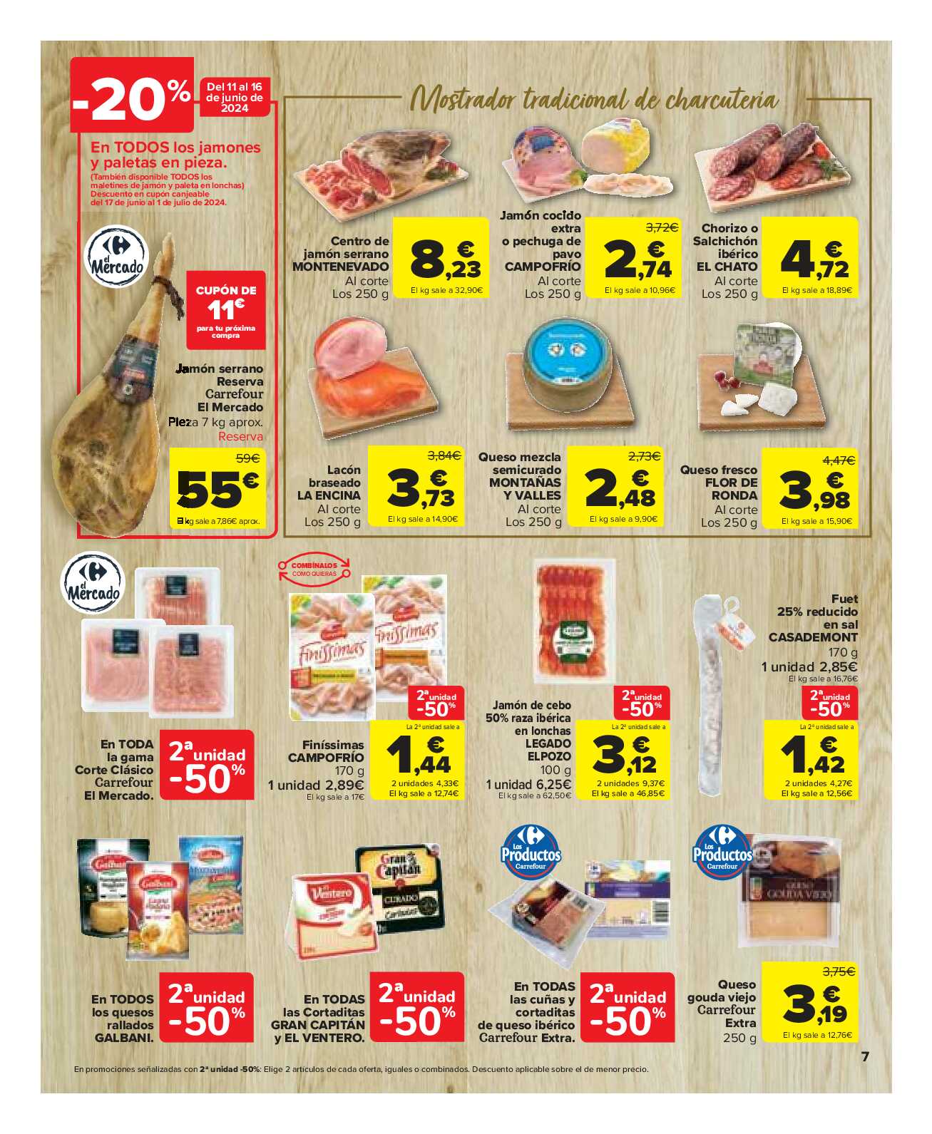 50% que vuelve Carrefour Market. Página 07
