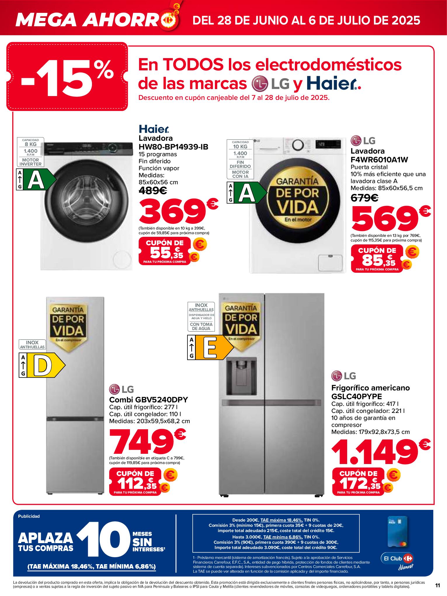 Mega ahorro Carrefour. Página 11