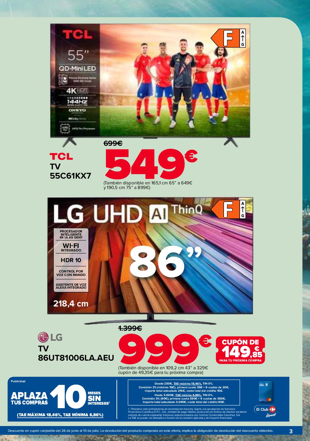 Márcate un verano al mejor precio Carrefour. Página 03