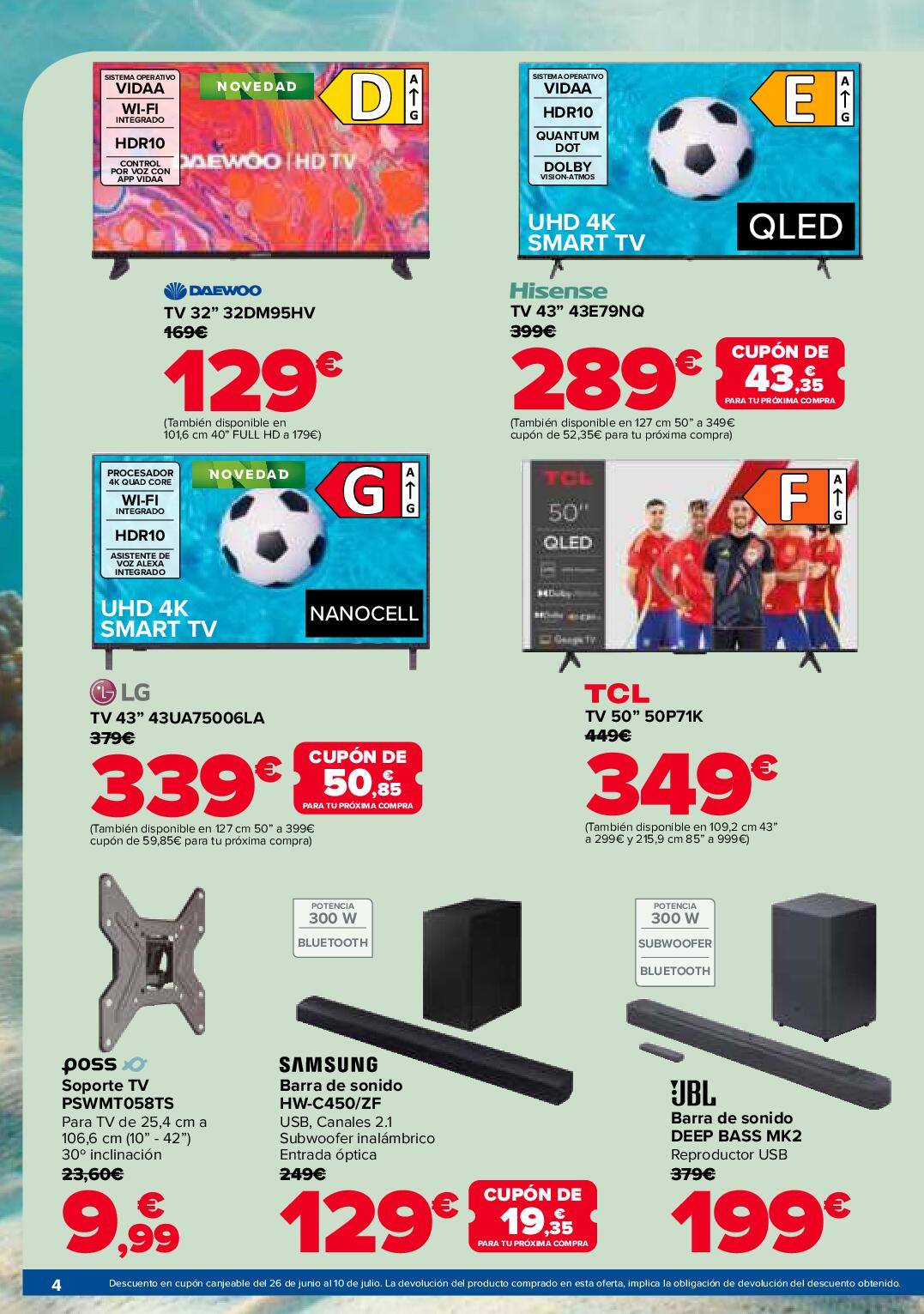 Márcate un verano al mejor precio Carrefour. Página 04
