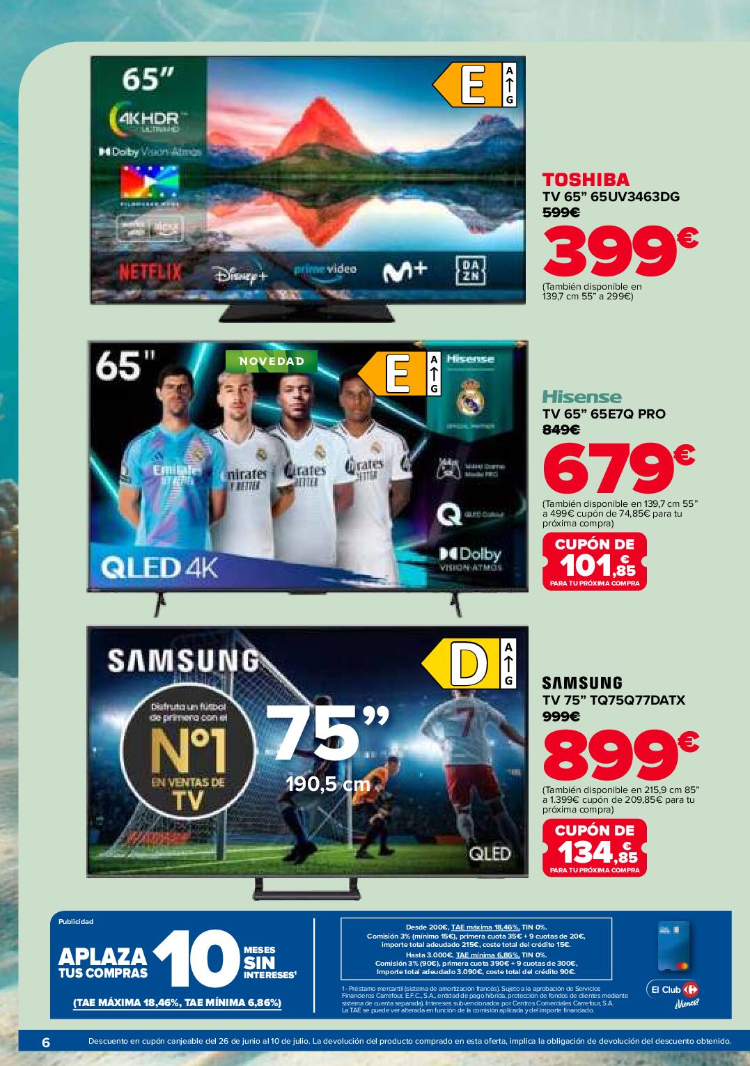 Márcate un verano al mejor precio Carrefour. Página 06
