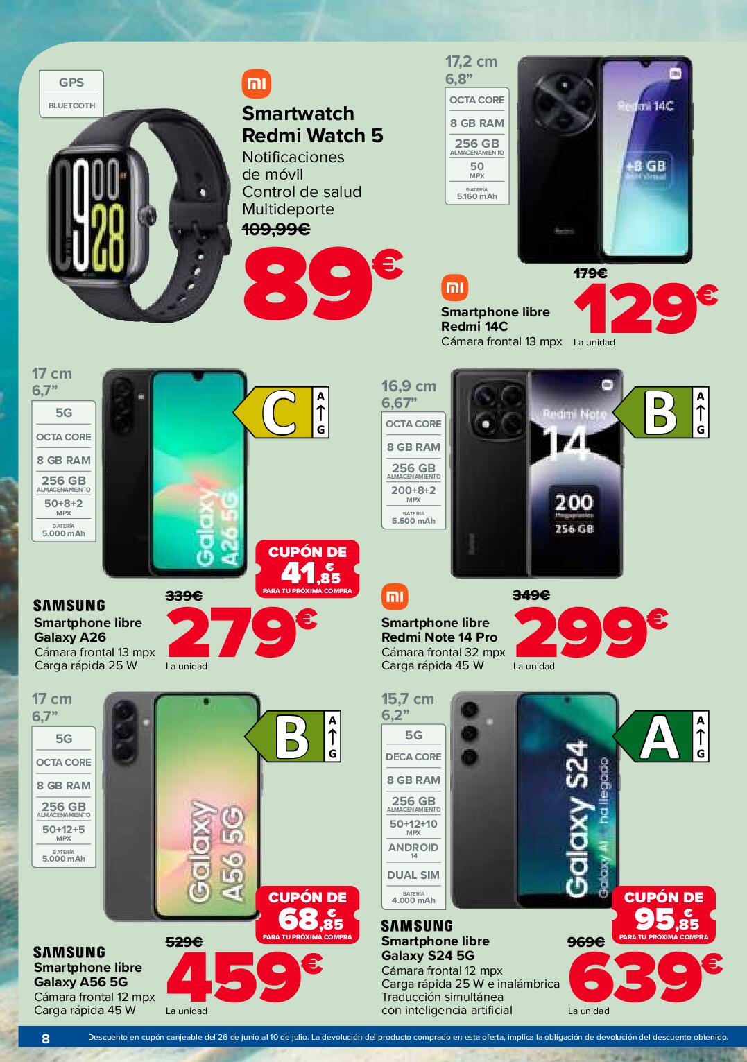 Márcate un verano al mejor precio Carrefour. Página 08