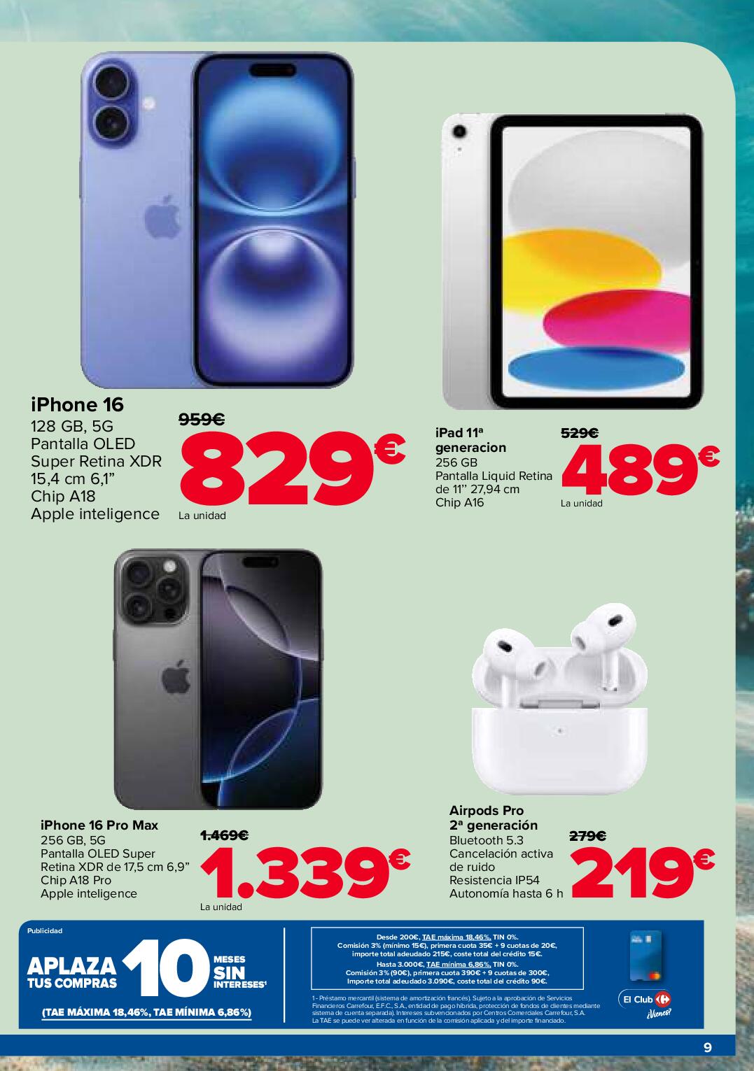 Márcate un verano al mejor precio Carrefour. Página 09