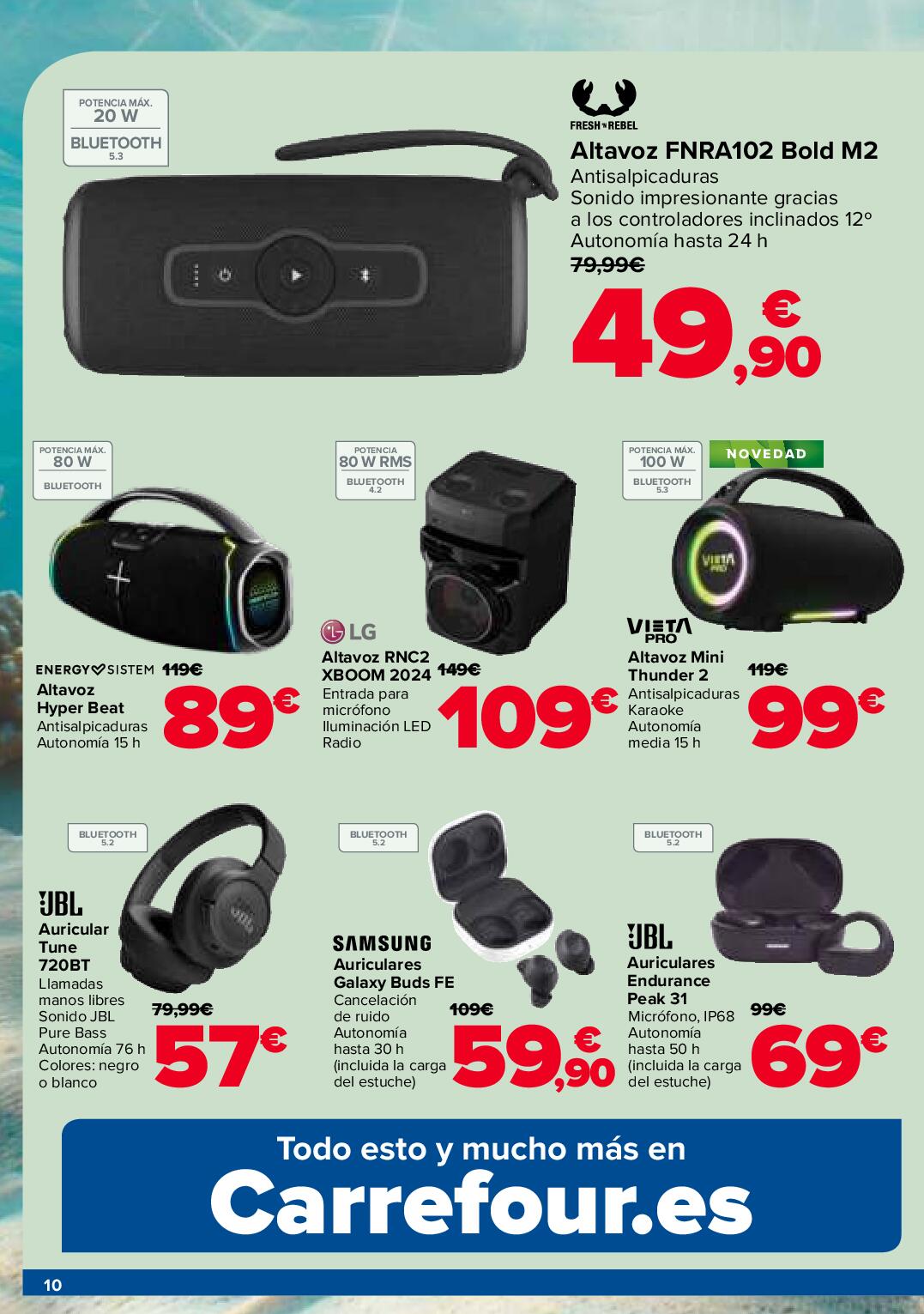 Márcate un verano al mejor precio Carrefour. Página 10