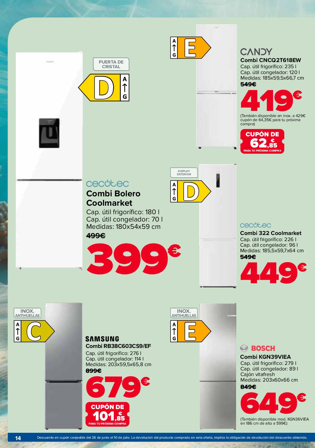 Márcate un verano al mejor precio Carrefour. Página 14