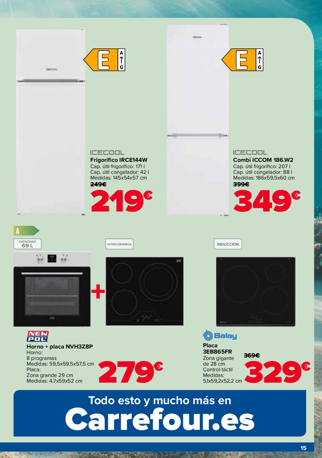 Márcate un verano al mejor precio Carrefour. Página 15