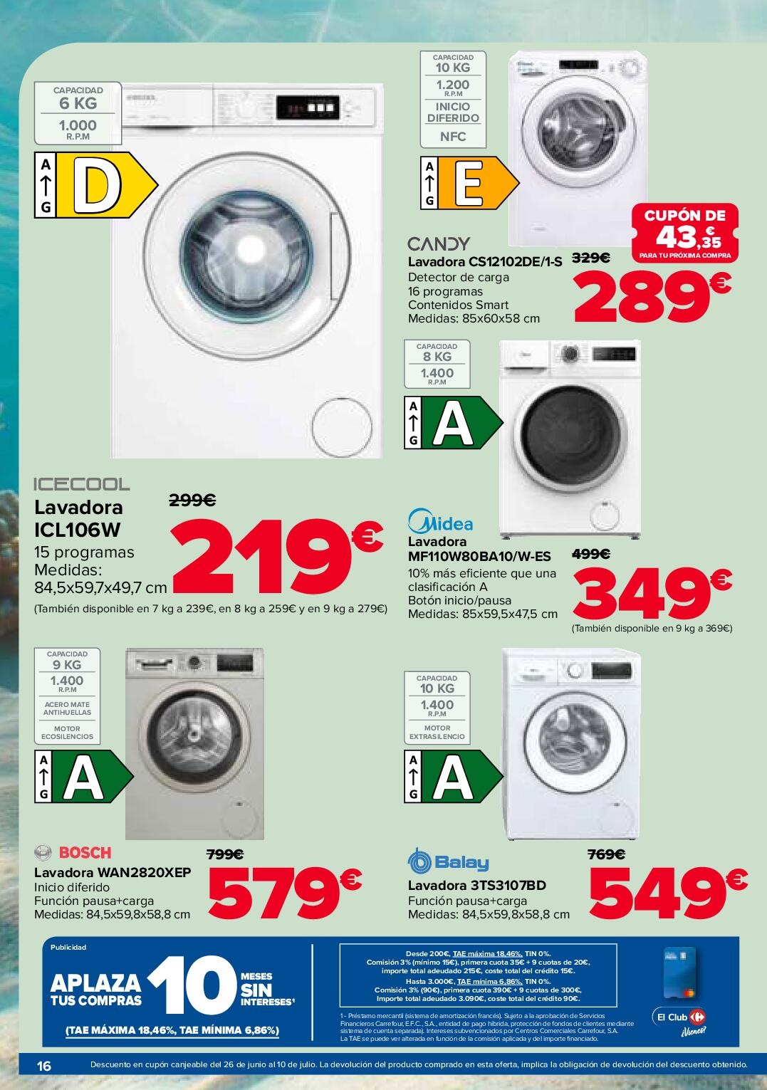 Márcate un verano al mejor precio Carrefour. Página 16