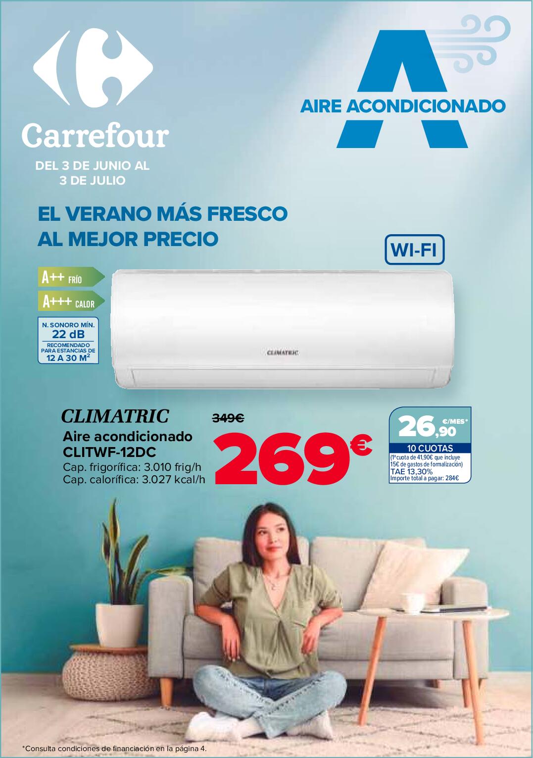 Ofertas aire acondicionado Carrefour. Página 01