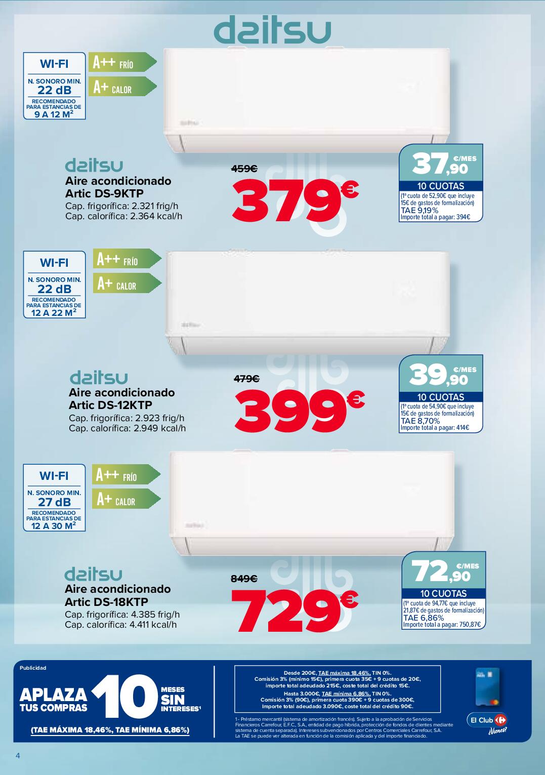 Ofertas aire acondicionado Carrefour. Página 04