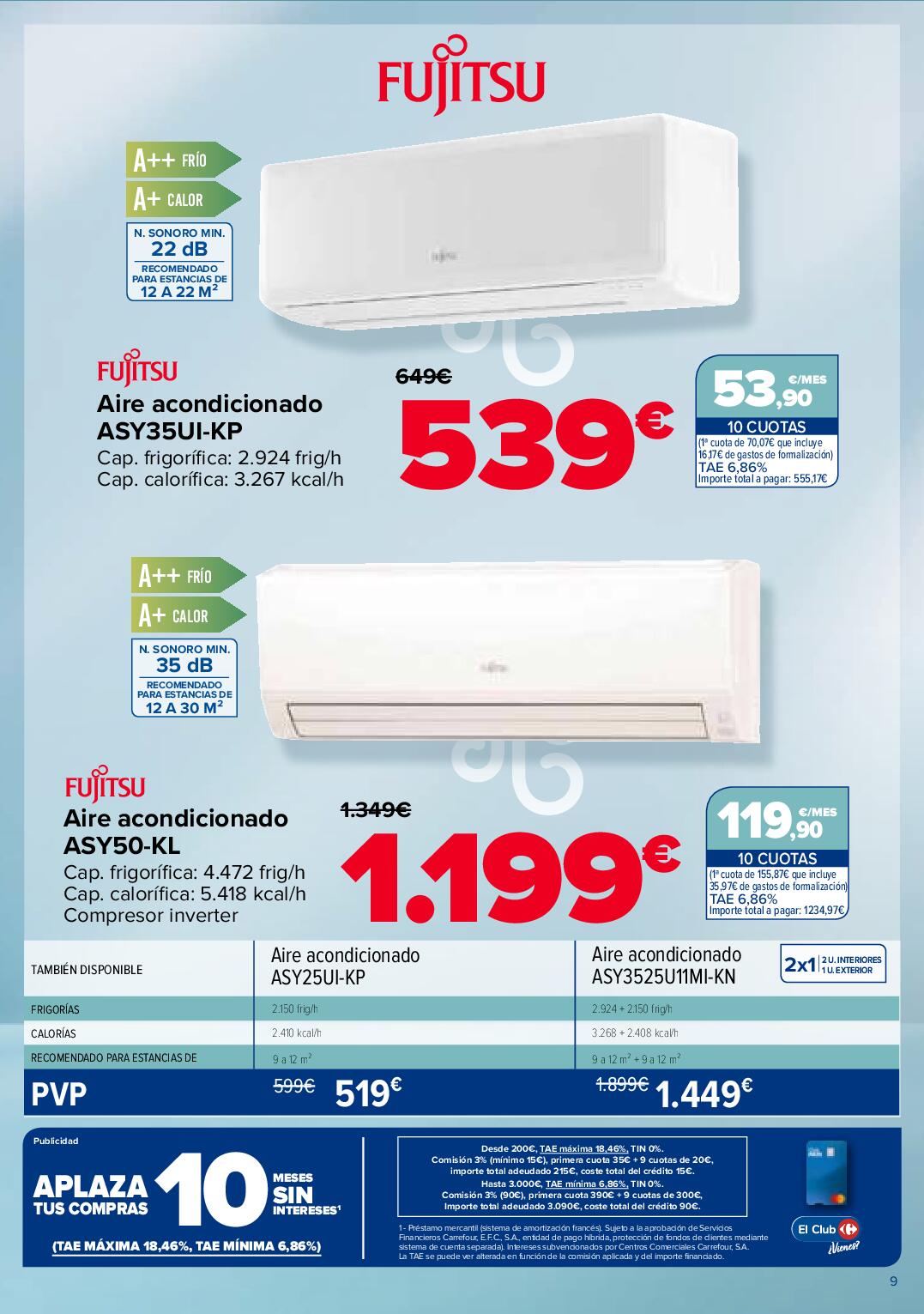 Ofertas aire acondicionado Carrefour. Página 09