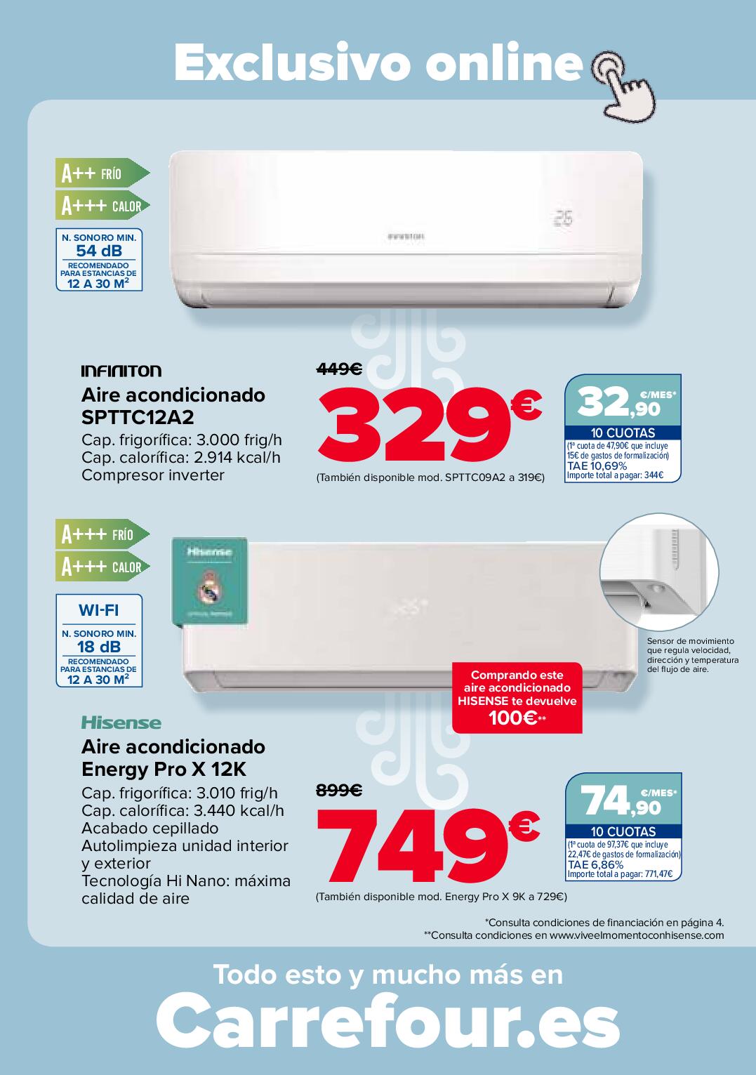 Ofertas aire acondicionado Carrefour. Página 12